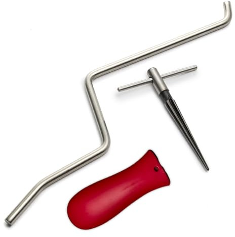 PoulTree Rod - Caña de asar pollo para carne jugosa y piel crujiente, hecha para parrilla, horno y ahumador, pollo asador sin centrifugar, cocinar por convección fácil - Solo varilla