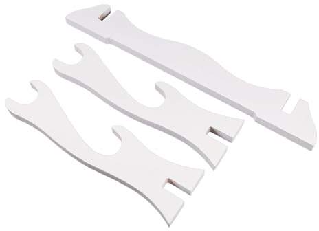 Gatuida Support en Bois sans Bavures Simple Flûte et Résistant à L'usure pour Décoration et Présentation Artisanale à Domicile