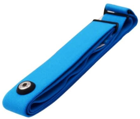 Luobannm Monitor de Frecuencia Cardíaca Bluetooth con Correa para el Pecho. Seguimiento Cómodo y Preciso de la Frecuencia Cardíaca para Entrenamiento y Ejercicio. Azul.