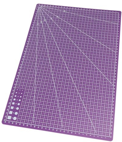 DOITOOL A3 Double Sided Craft Cutting Mat with Non-Slip Design, Lightweight Pp Material Cutting Pad for Journal Making and Crafts Crafting