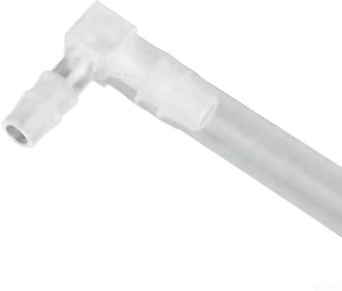 Pumixiy 90 Degree Plastic Fitting Elbow Hose Barb 10mm, L Shaped Pipe Connector for Laboratory Grade Systems, Transparent Resistant PP Adapter