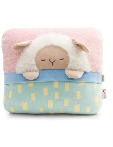 NICI Kuscheltier Schaf Wools 35x30x18cm - 62919 | Kuscheltier und -Kissen aus weichem NICI Plüsch, Kawaii-Plüschtier zum Kuscheln und Entspannen, für Kinder und Erwachsene