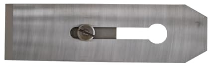 Ulmia Doppeleisen mit Klappe (Hobeleisen 54 mm, Ersatzhobeleisen, Tischlerwerkzeug, Schreinerbedarf, für präzise Hobelarbeiten, Werkstattbedarf, Holzbearbeitung Zubehör) D-HW1A-54