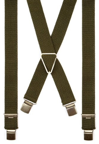 Trachten Hosenträger - JAGD - oliv, Größe 120 cm