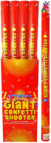 80cm Giant Confetti Shooter Party Wedding Poppers Compressed Air Cannon x24