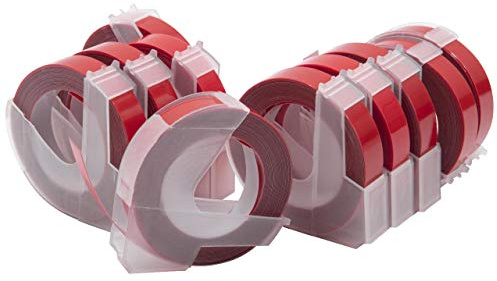 vhbw 10x cinta de estampación 3D de escritura compatible con Dymo