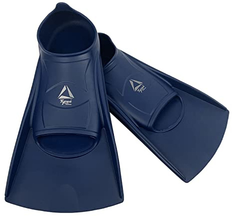 Tyron Speed Fins TS-8300 | Kurze Schwimmflosse für Kinder & Erwachsene | Schwimmtraining | 100% Silikon