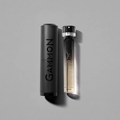 GAMMON 9014 Black Notes Parfum Starter A (1x20 ml), das holzig-süße BLACK PIANO Herrenduft mit langanhaltendem 20% Parfum-Öl