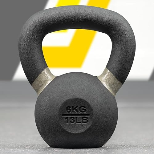 FORZA Pro Kettlebells aus Gusseisen [4 kg – 48 kg] | Hochwertige Kettlebells für Krafttraining – 3 Set-Optionen für Heim- und Fitnessstudio