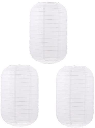 Uonlytech 6 Piezas De Decoración De Linterna De Melón De Invierno Decoración Colgante Aire Cubiertas De Luz Aire Lámparas Colgantes De Papel Japonés Linterna