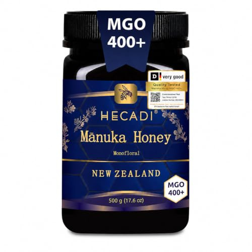 Miele di Manuka 400+ Originale della Nuova Zelanda, con contenuto di MGO confermato 500g