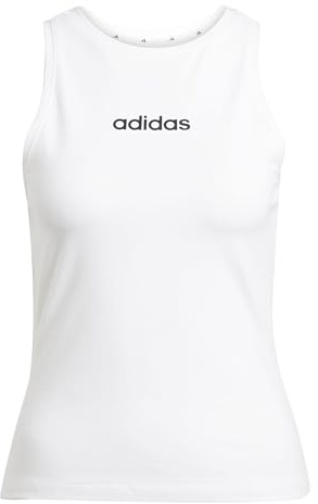 adidas Women's Essentials Linear Slim Cotton Tanktop
