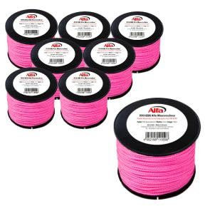 7019 ALFA - Cordon de maçon, 8 pièces, épaisseur 2mm, Longueur 100m, Rouse Fluorescent, résistant à la déchirure, Flexible en polypropylène