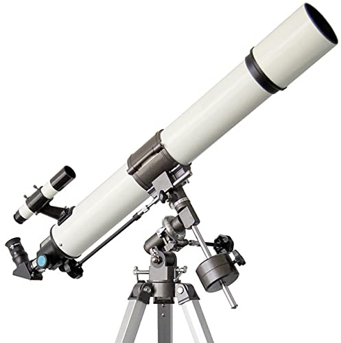 Astronomical Telescope TQ1-80TL Brechendes astronomisches Teleskop, professioneller Sternbeobachtungsspiegel, TQ1 äquatoriale Montierung, 360° genaue Verfolgung, mit tragbarem, verstellbarem Stativ