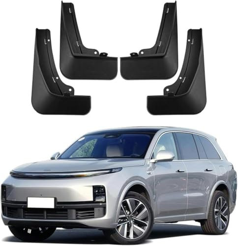 WIEBXCS 4 Pezzi parafanghi per Auto - Adatto per Leading Ideal L8 2023-2024 Parafanghi Anteriori e Posteriori Parafanghi paraspruzzi per Ruote