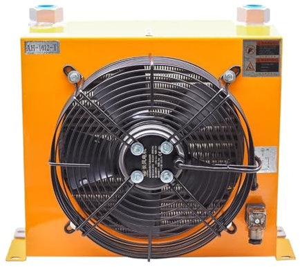 AH1012T-CA Raffreddatore d'aria idraulico, Raffreddatore di raffreddamento del serbatoio del carburante modificato for gru montata su camion 24V/12V/380V, Radiatore 'olio raffreddato ad aria per Lavor
