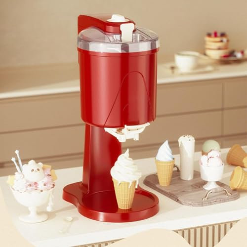 Machine à glaces pour sorbets de 1000ml,Machine à glaces molles pour la maison,Moteurs de haute qualité et de longue durée,brassage automatique,Refroidissement très efficace et moulage rapide pour l'i