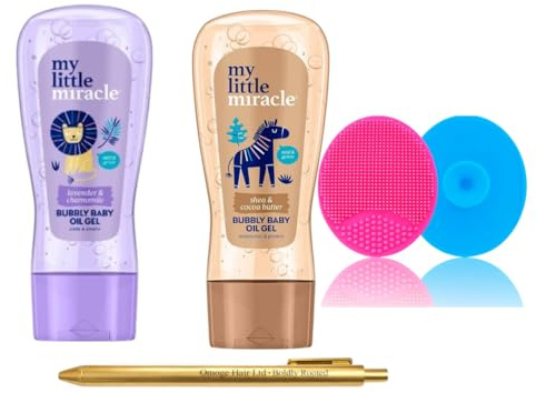 Baby Oil Gel Duo 2 x 200ml Lavender Camomile Shea Cocoa Butter