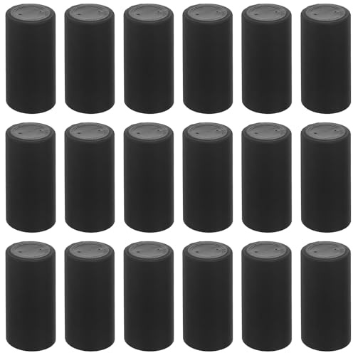VALICLUD 150pcs Black PVC Shrink Wrap Bottle Sleeves 6x3cm for Wine Bottles and Liquor Holders Heat Shrink Film Caps Preserving Opened with Elegant Presentation for Retail and Upscale