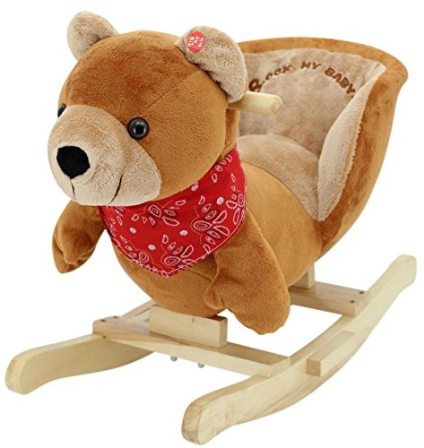 Sweety-Toys 5178 Schaukeltier Schaukelbär Teddy Teddybär sehr edel super süss