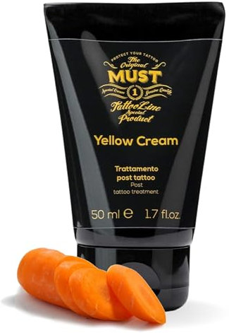 MUST - Idratante Crema curativa idratante per la cura del tatuaggio Accelerator Healing Without Crusts Reducer Irritation protegge la pelle con tatuaggi colorati 50 ml