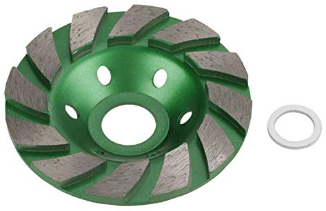 Muela abrasiva, muela abrasiva de copa de diamante, disco pulido de diamante de hormigón de 4 pulgadas/100 mm, para amoladora angular, piedra, mármol, mampostería, hormigón