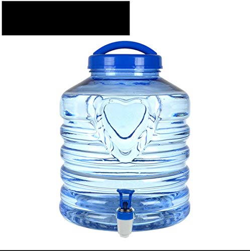 Depósito de Agua Potable 10L Emergencia Bidón Plástico Contenedor De Agua Con Grifo Y Mango Equipo Portador De Lavado Cubos Almacenamiento De Agua De Emergencia Plástico Reutilizable Botella De Agua T