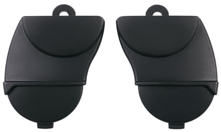 Easywalker Höhenadapter +8 cm – AUSSCHLIESSLICH für Harvey5 Kinderwagen (Nicht für Harvey1 oder Harvey3) – einfach klickbar, abnehmbar – Schwarz, 1 Paar (Links + Rechts)