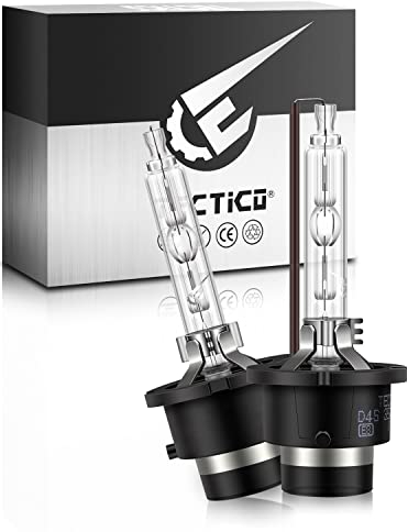 TECTICO D4S Xenon Brenner 35W 4300K Ultra Warmweiß Extreme Vision mehr Helligkeit 12V Auto HID Scheinwerfer Birne Autolampe Lampe, 2 Stücke