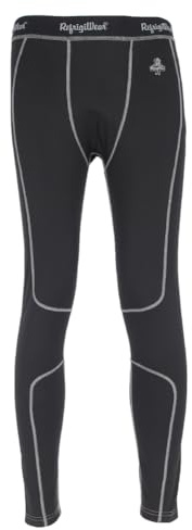RefrigiWear Heavyweight Stretch Jersey Knit Base Layer Bottom, Black - Small