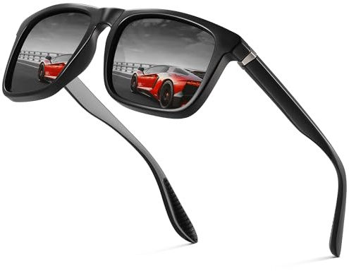 gesruny ㅤ Polarisiert-Sonnenbrille-Herren-Damen-Sunglasses-Men-Retro-UV400-Unisex-schutz-Fahren-Wander-Camping,1