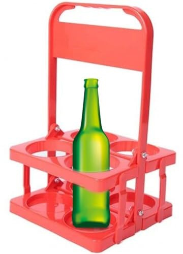 Tragbarer Faltkorb Aus Kunststoff Für Bier, Kreativ, Faltbar, 4er-Pack, Bierflaschen-Caddy, Eimerhalter, Weinregal, Getränkehalter Für Den Täglichen Gebrauch, Ktv-Party