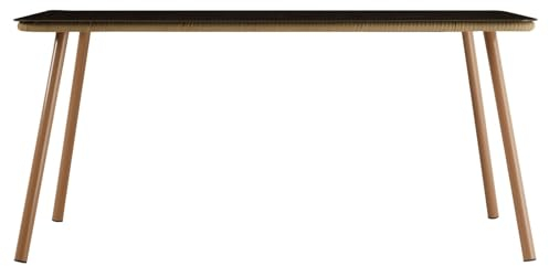 IDIMEX Gartentisch Capo mit Glasplatte Champagner, witterungsbeständig, aus Pulverbeschichtetem Aluminium, Sicherheitsglas