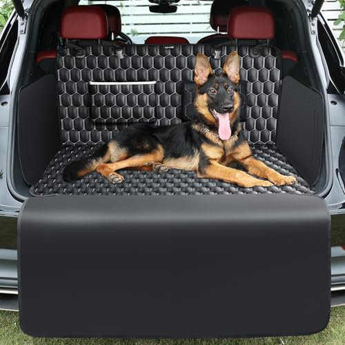 KYG Dog Boot Liner XXXL Nonslip Waterproof Car Protector With Side Protection for Dogs - Scratchproof & Dirt Resistant Easy to Clean for Car, Truck, SUV, 195 x 105 cm