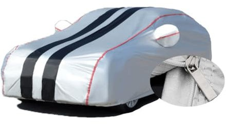 XINYUNFEI Autoabdeckung Wasserdicht Outdoor für Infiniti G35 Saloon 2003-2007, Autoabdeckung Hagelschutz, Autoschutzhülle Autoabdeckung, UV Schutz Staubdicht Winddichte Allwetterschutz(Silver 2)