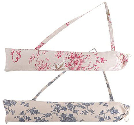 ibasenice Lot de 2 Housses pour Parapluie à Manche Droit, en Tissu, Légères, Décoratives, pour Protéger Poussière et Faciliter le Rangement
