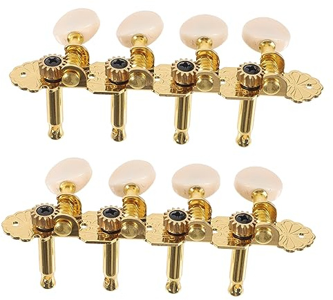 TOYANDONA 1 ensemble Accordeur de Guitare Cordes Têtes de Machine Manivelle pour Mandoline Kit Pratique Or Outils Précision