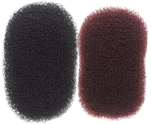 NIYANGLE 2piezas Pinza Cabello Esponjosa Realza la Altura Inserto para Aumentar Volumen al Cabello Herramienta para Mujeres y Niñas Uso para Flequillo y Raíces