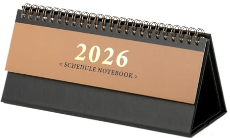 Calendario mensile per la scrivania | Calendario mensile 2026 per appuntamenti, agenda da tavolo ispiratrice per organizzazione, casa, scuola, aula, fitness, dormitorio, palestra, cucina, lavoro
