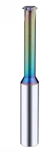 Fresa for filettatura in acciaio al tungsteno e alluminio 60 gradi M1.2-M8 1 dente for officina domestica Per trapano da banco(M1.6x0.35)