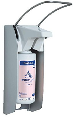 BODE-Eurospender 1 Plus für 500 ml mit kurzem Armhebel Desinfektion Spender Desinfektionsmittelspender