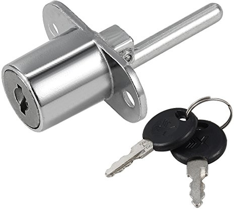 Sourcingmap 19mmx20mm Cylinder Cabinets Drawer Lock W Key, Keyed Different
