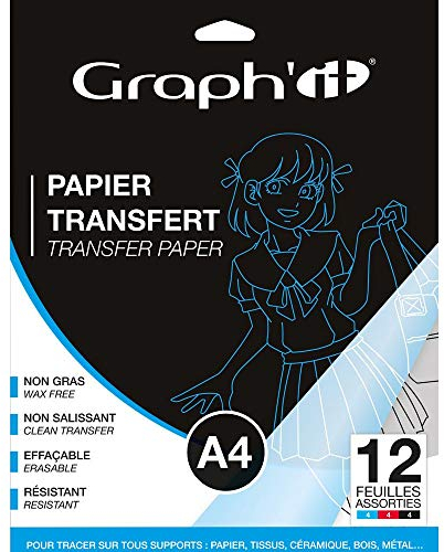 Graph'it Transferpapier, A4,12 Stück