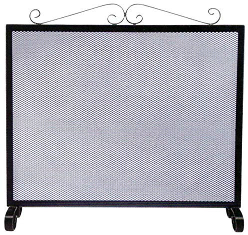 SALVACHISPAS O ANTICHISPAS LISO IDEAL PARA CHIMENEAS Y ESTUFAS DE LEÑA, DISEÑADO PARA PROTEGER EL EXTERIOR DE LA ESTUFA, FABRICADO EN METAL