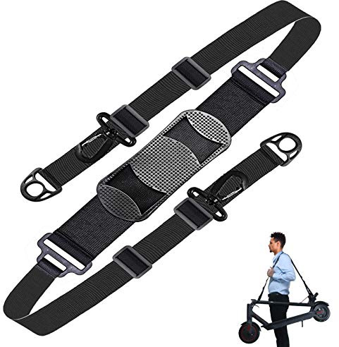 Gutezeiten Kick Scooter Shoulder Strap Compatible for Carrying Beach Chair, Electric Scooter,Kids Bike,Foldable Bikes, Balance Bikes, Yoga Mat,Adjustable Should Belt Straps with Non-Slip Shoulder Pad