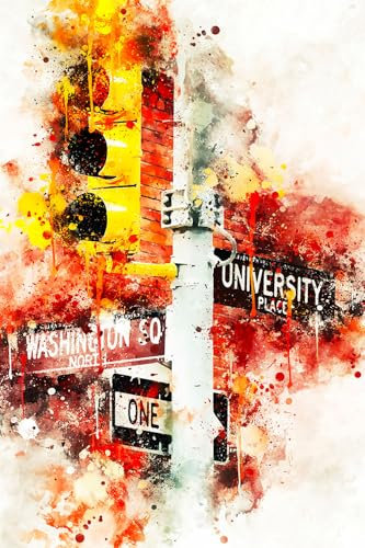 Cuadro traffic lights university place Alu - Made in France