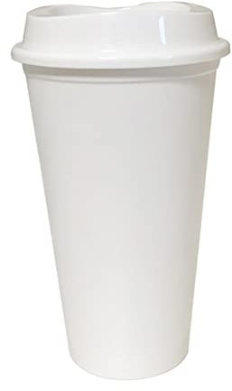 XKUN 5Pcs 473 ML De Bouteille d'eau en Plastique Température Couleur Changement De Tasse De Cupule À Chaud Réutilisable Casse À Café en Vrac Tumbler Personnalisé Cadeaux De Noël-1Pcs White