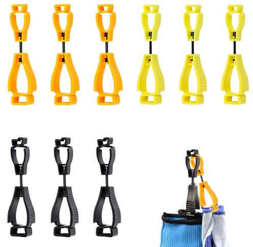 Aweisile Handschuhklammern 9 Stück Handschuhhalter Handschuh Clip Halter Handschuhclips Arbeitshandschuhe Halter Handschuh Grabber Clip Handschuhhalter Set Sicherheit Clip Handschuhe