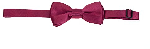 The Tie Co™ Kinder-Fliege, vorgebunden, verstellbar, Satin, einfarbig, Fuchsia, fuchsia, Einheitsgröße