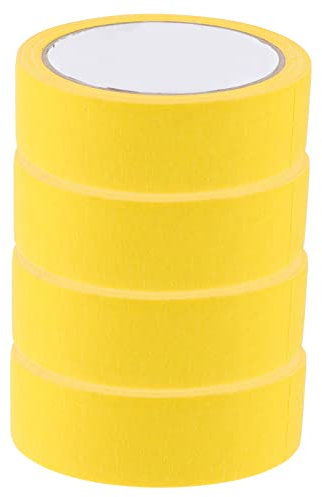 SEWOART 4rollen Masking Tape Malerband Klebeband Zum Malen Diy Basteln Sprühen Für Holz Trockenbau Wände Fliesen Glasfenster